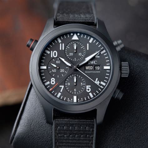 iwc top gun double chronograph replica|iwc pilot top gun price.